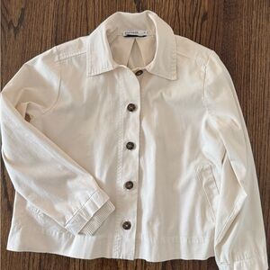 Stateside Cream twill Prescott jacket - small